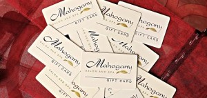 Mahogany Salon and Spa Gift Cards Ottawa Spa gift