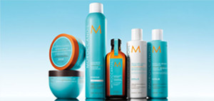 Photo of Moroccanoil products, available at Mahogany Salon & Spa