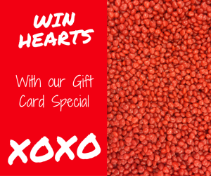 Valentines Day gift card special Mahogany Salon and Spa