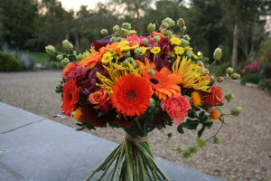 Bouquet of fall flowers
